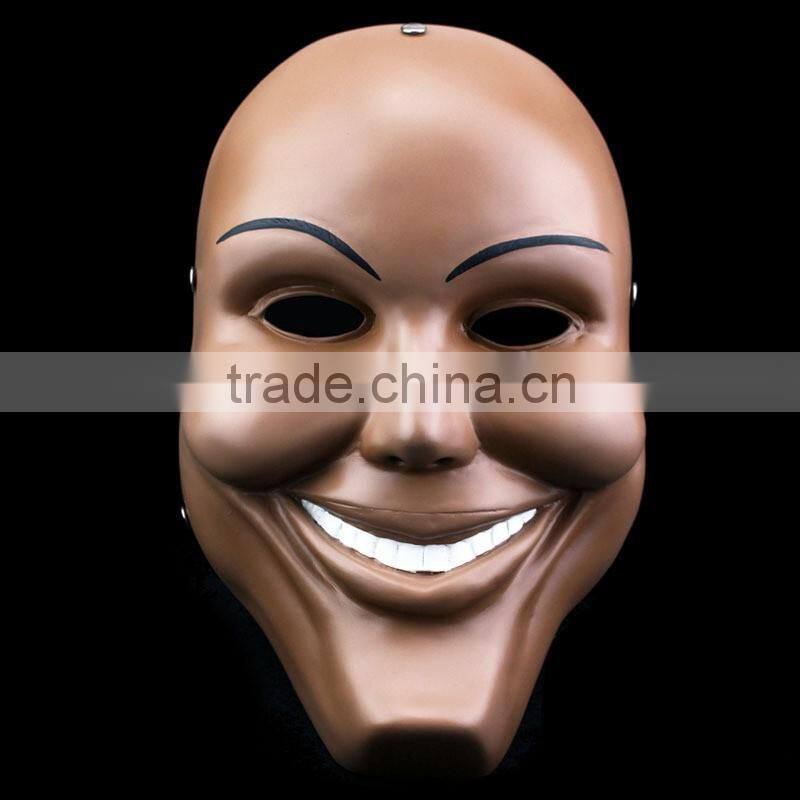 Newest Purge movie theme mask Halloween cosplay Mask smile face the purge resin mask Replica