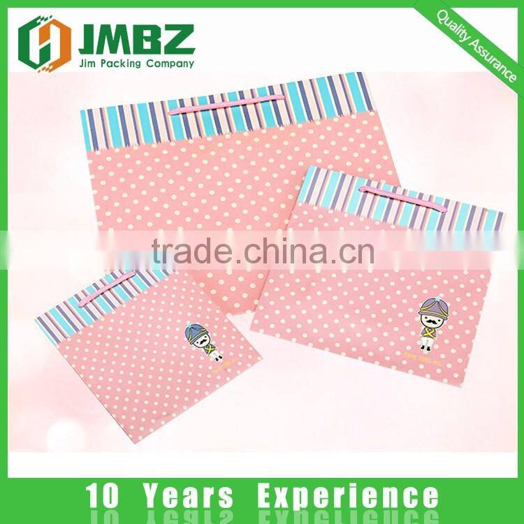 2014 custom made paper shopping bag printing&cheap paper bag printing