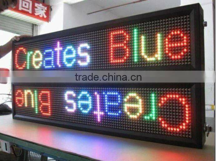 scrolling text message led display panel