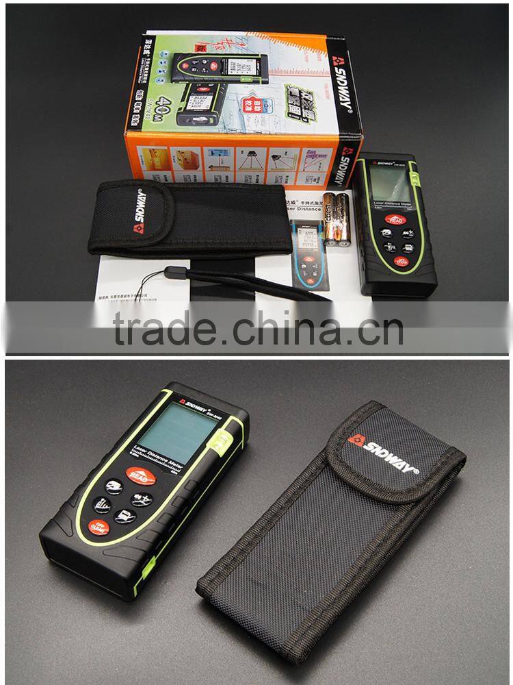 Automatic Calibration Laser Rangefinder 40m Mini Digital Laser Distance Meter