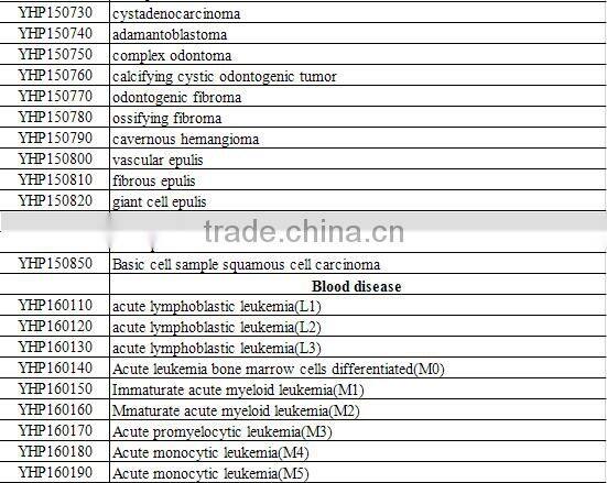 human histological oral slides pathological prepared slides