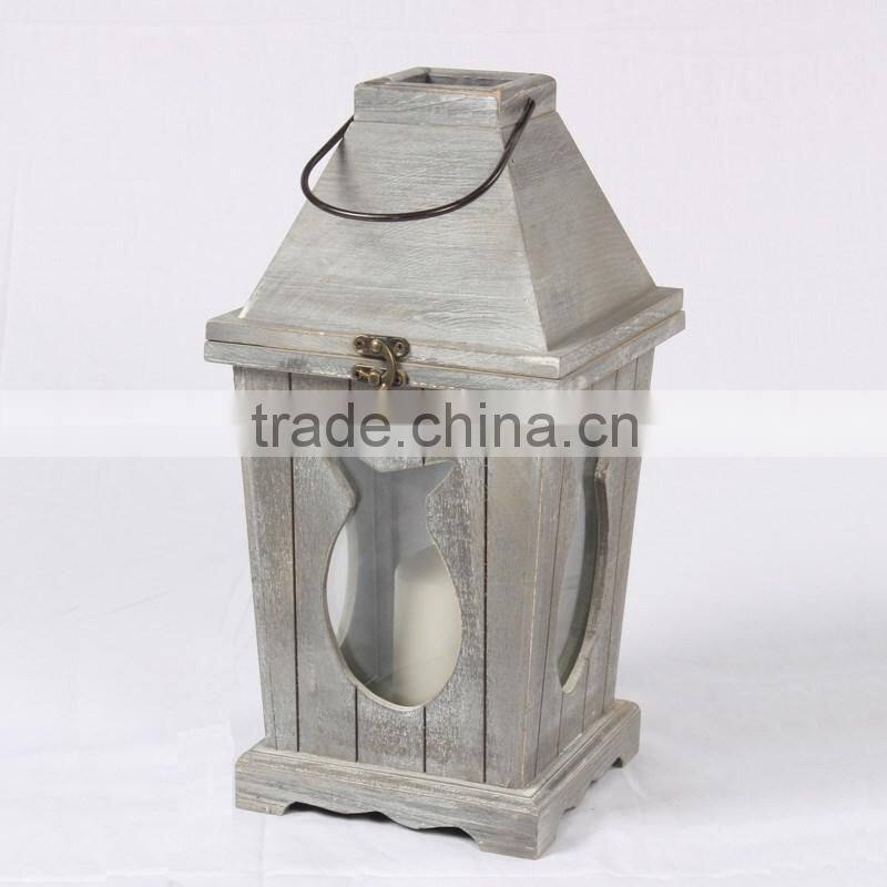 Antique finishing wooden lanterns new design indoor