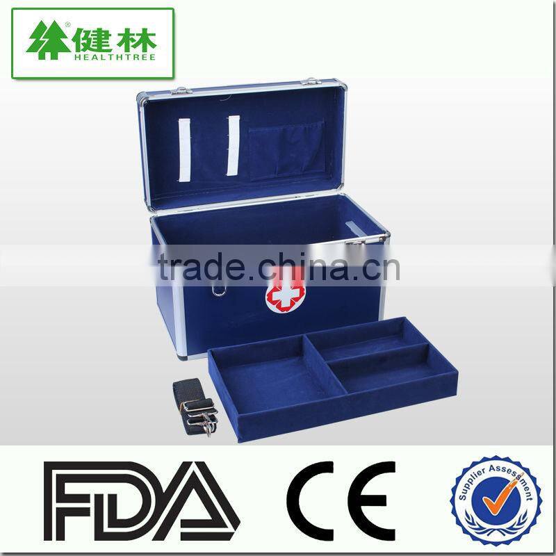 family type water proof aluminum empty first aid box