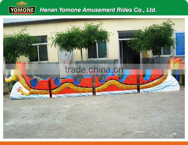 Roller coaster of park equipment, fairground rides dragon roller coaster