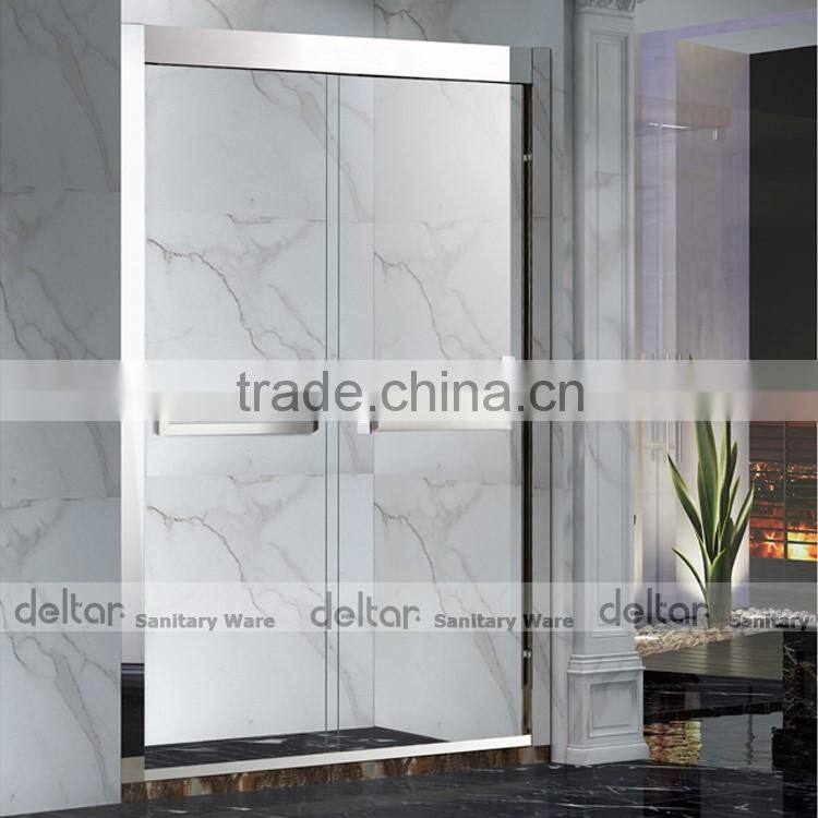 P2012 Foshan high quality stainless steel Frame hotel shower room