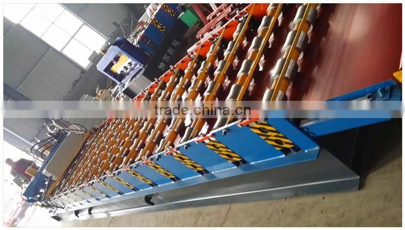 Most Popular Hydraulic Automatic Color Steel Metal Tile Sheet Roof Steel Glazed Roll Forming Machine