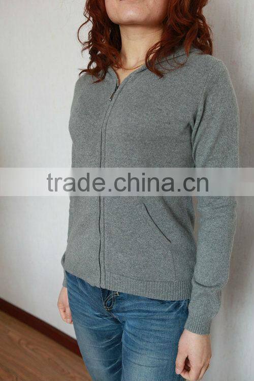 women fashion pure cashmere cardigan