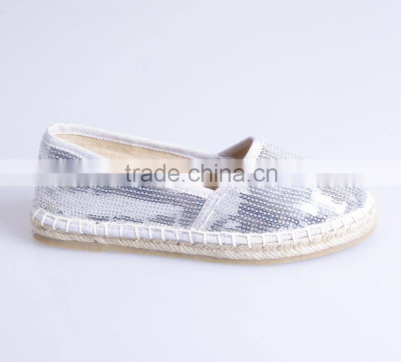 Espadrilles with sequins