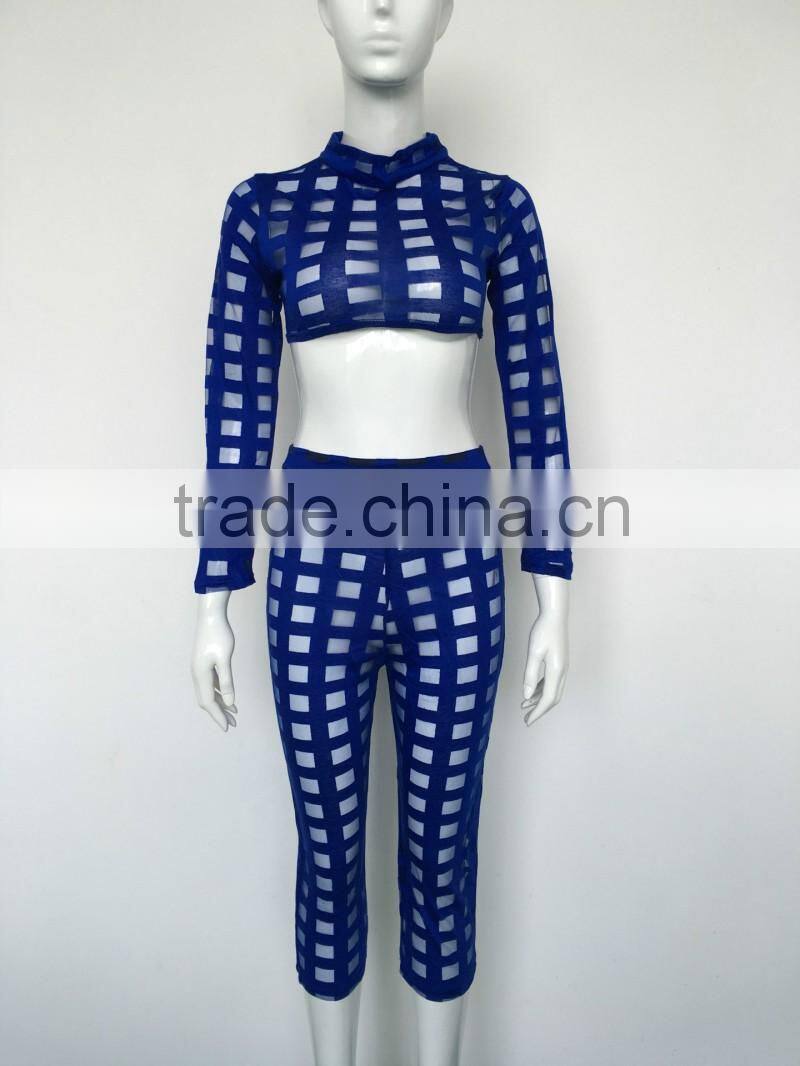 Bonvatt Europe and the United States sexy self cultivation spent two piece bandage pants nightclubs