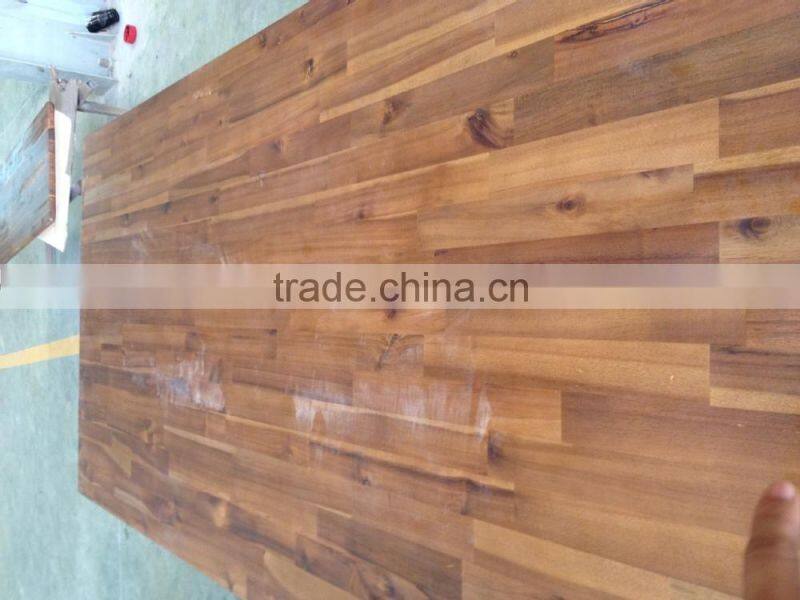 Acacia wood finger jointed boards for worktops/benchtop hardwax oiled