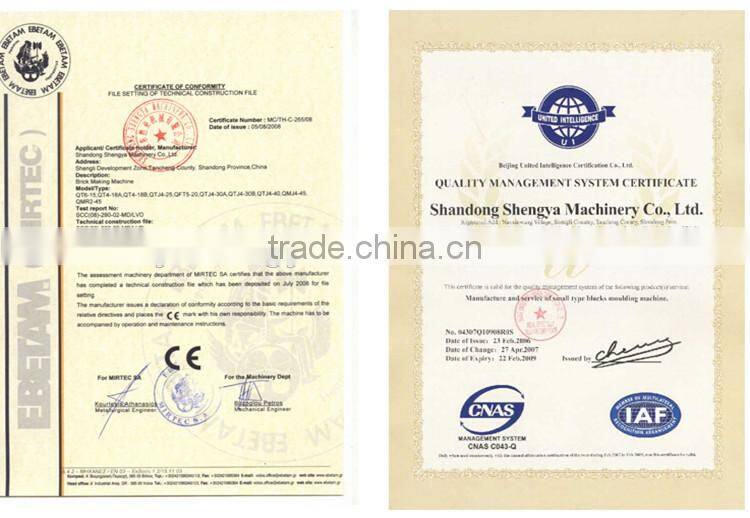 best QT4-20 automatic hydraulic block making machine price, interlocking cement brick machine