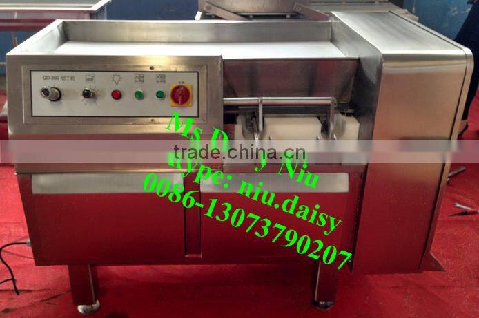 commercial frozen meat block cutting machine/chicken breast cutter machine/beef cube cutting machine