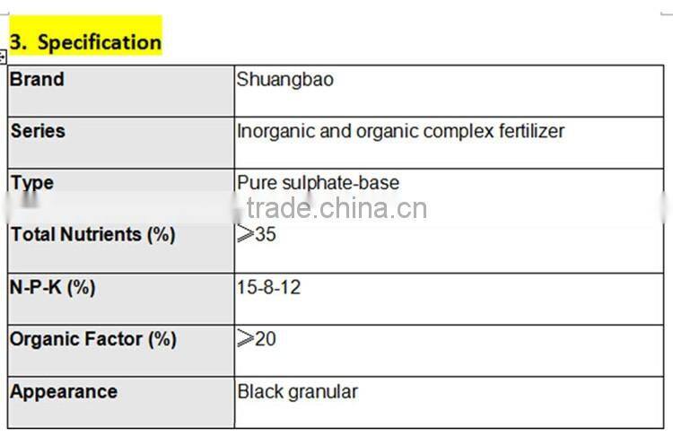 SOD Fruit Tree Fertilizer 15-8-12