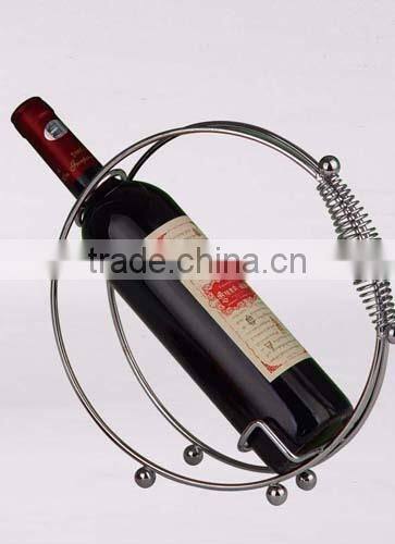 antique bar tools moon-shape Wire Wine Holder