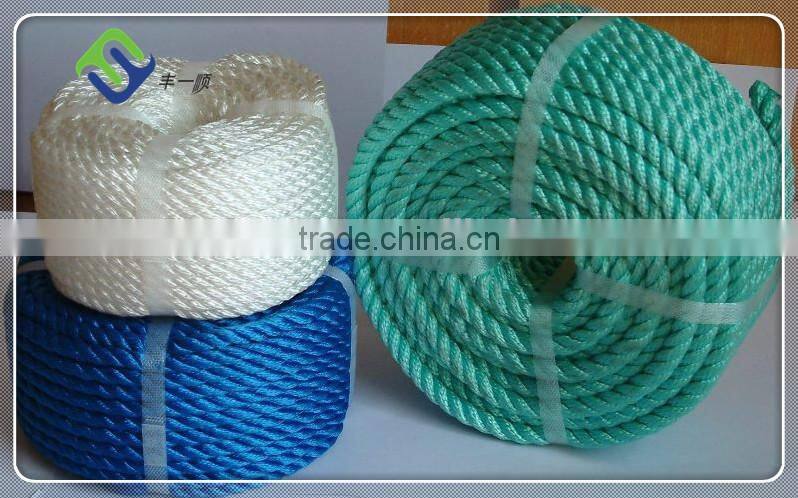 various structure nylon rope 3/4/6/8/12 strand