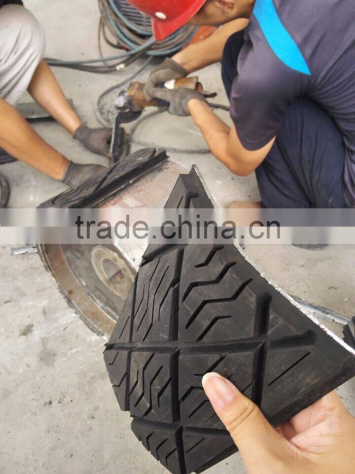 Used rubber belt conveyor system