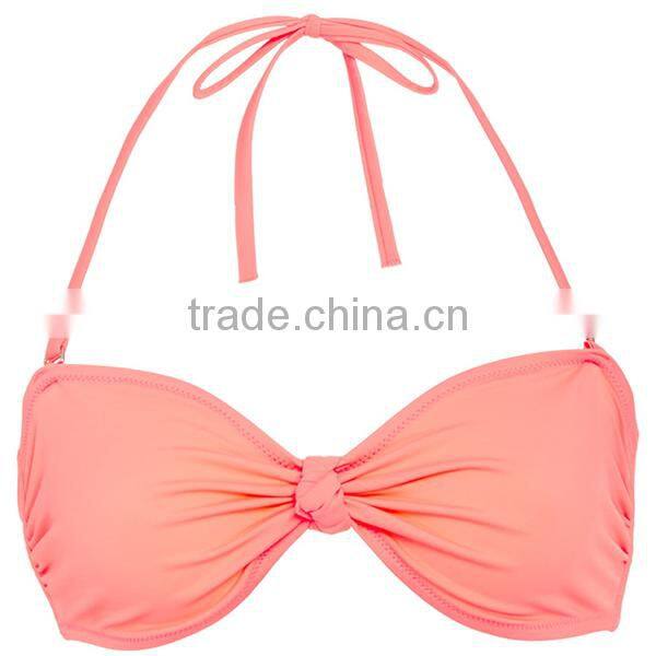 2016 new arrival custom design retro high waist girl bikinis