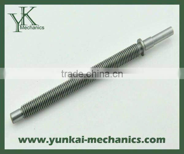 Precision stainless steel lead screw, electric water pump spare parts by cnc machining