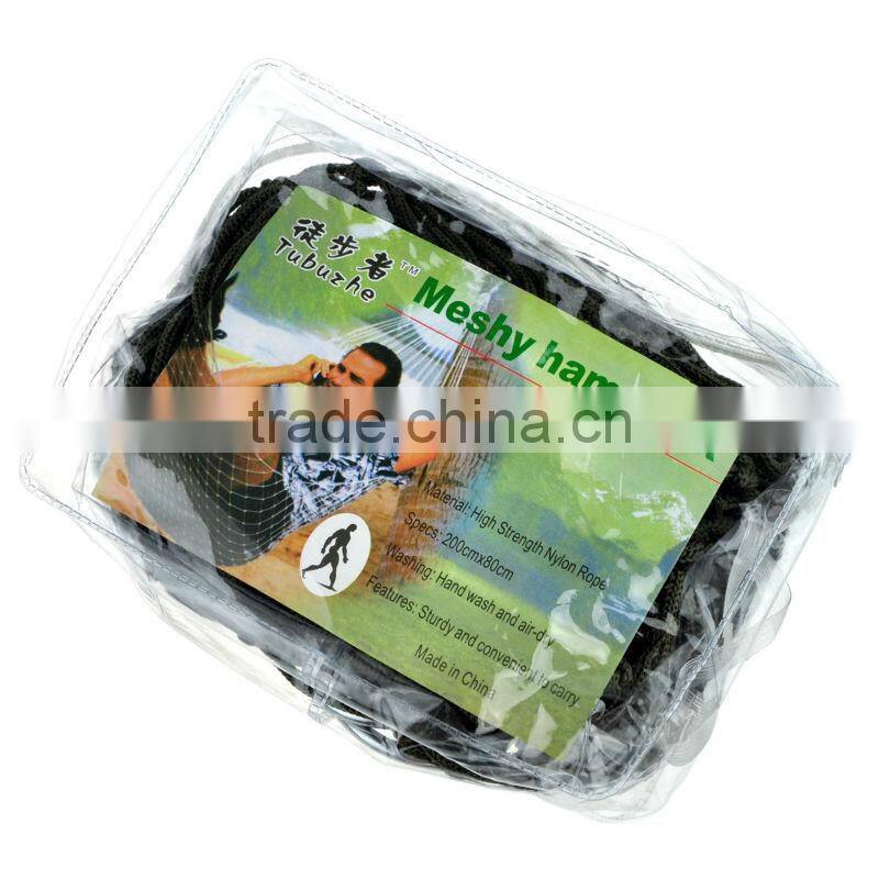 2015 Outdoor Caming Double Nylon Mesh Camp Making Rope Hammock