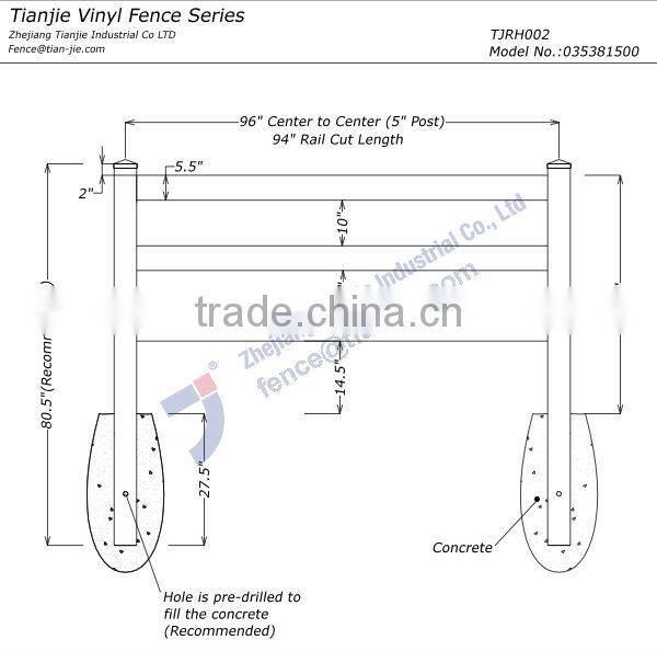 Ranch Rail Fence