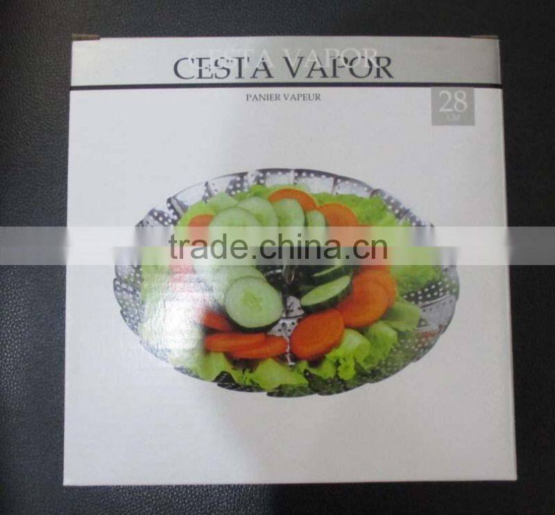 Vegetable Steamer Basket 100% Stainless Steel,Foldable