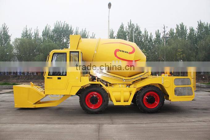 Wolwa 0.5cbm GNJZY500 Mobile Hydraulic Concrete Mixer