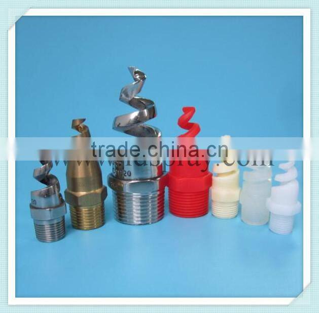 Specialized in plastic or SS Spiral spjt whirljet nozzle