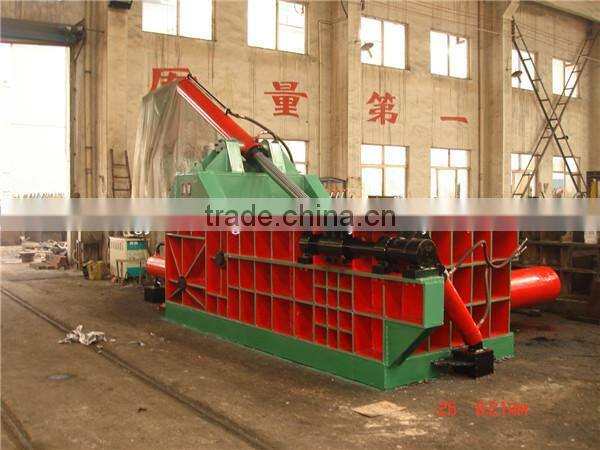 Iron and steel baler
