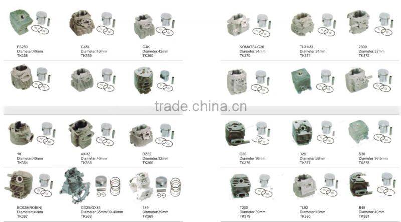Cylinder ,Cylinder &Piston Assy, Gas Cylinder, Garden Tools Spare Parts