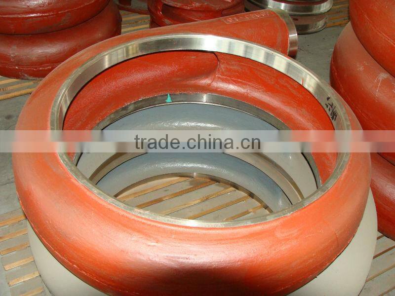 Wear resistant high chrome alloy slurry pumps parts