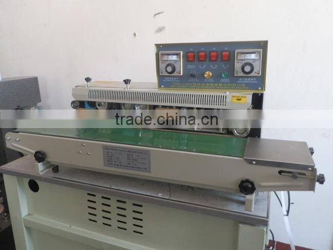 Best price continuous band sealing machine for plastic bags