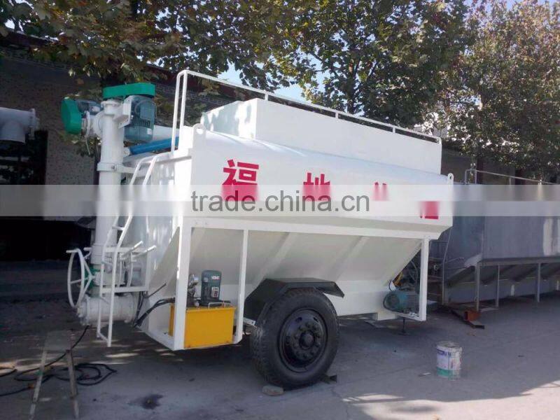 High Quality China manufacturer cement bulk carriers tank truck semi trailer feed transportation tank