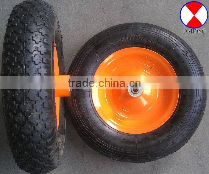 wheelbarrow wheel size400/480-8,pneumatic wheel, air wheel,diamond pattern