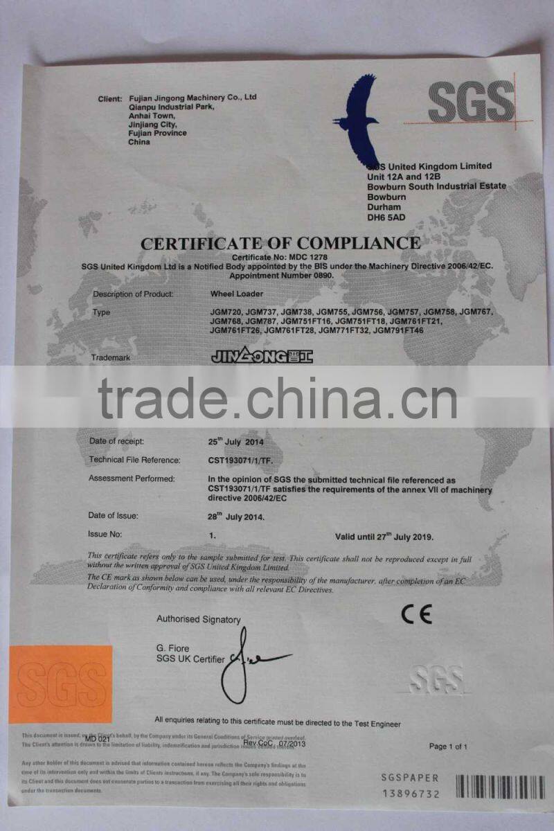 48ton telehandler loader JGM791FT48