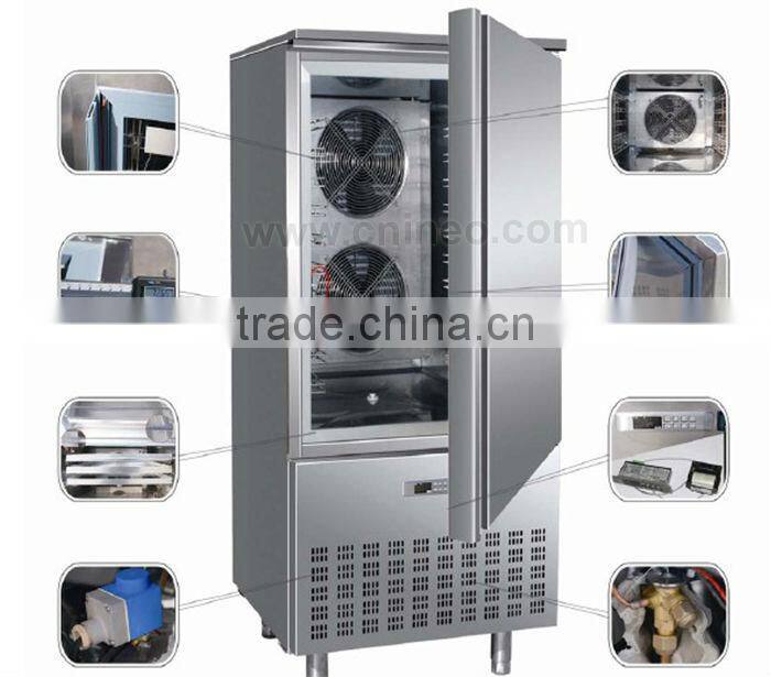 14 Pans Restaurant Stainless Steel Blast Freezer For Sale/Flash Freezer