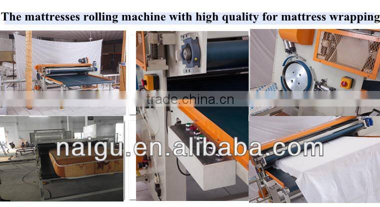 high effeciency mattress plastic wrap packaging machine