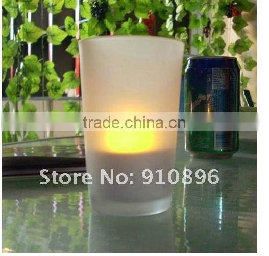 8PCS/SET LED FLAMELESS RECHARGEABLE WEDDING CANDLES