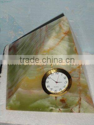 The most beautiful WholeSale 2017 New Design CLOCKS ONYX MARBLE HANDICRAFTS