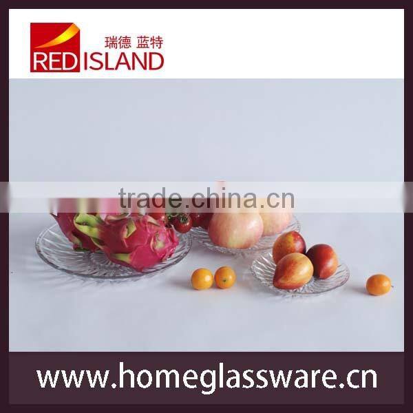 6 inch Fresh Fruit Salad glass plate