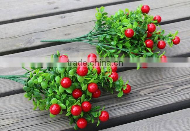 Home decor accessories plastic rich fruit artificial plant wholesale