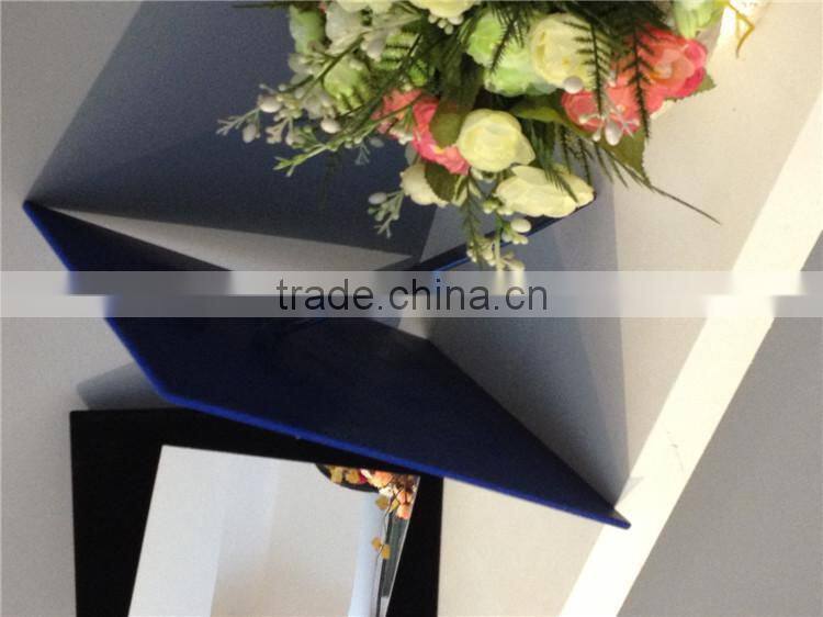 Cosmetic Mirror Desktop Flocked Fabric Make up Mirror