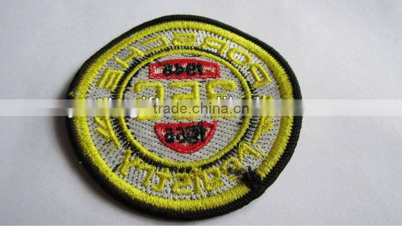 Embroidered flower patch