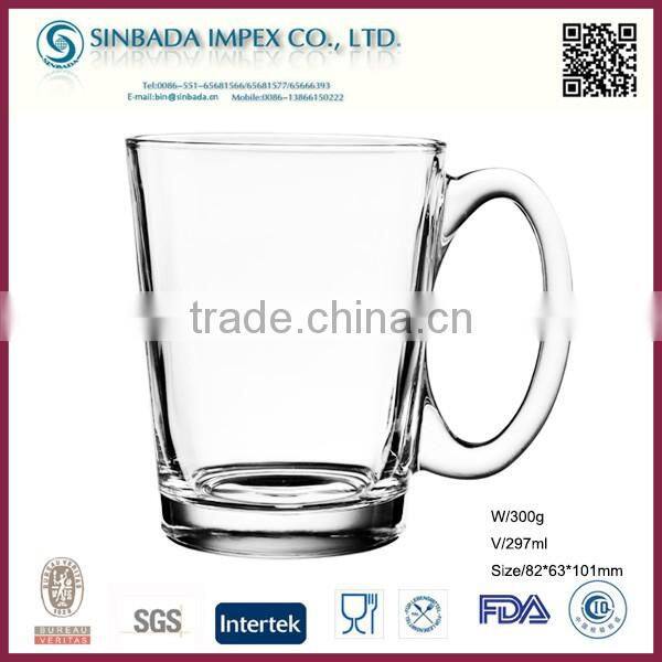 SGS Level KTZB50, wholesale small lid custom glass coffee cups