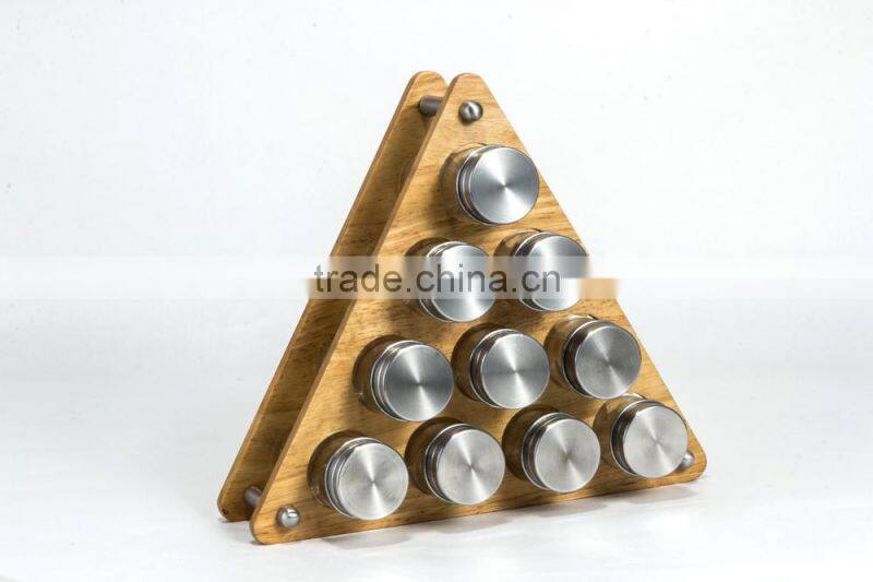 Jiangmen Manufacture Stainless Steel Kitchen Accessory Spice Jar set