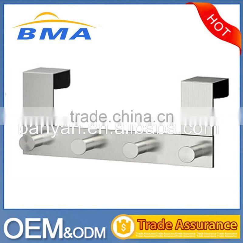 Metal Material Office Home Bathroom Over Door Clothes Hanger Hook