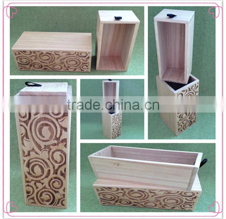 Professional Handmade decorative wooden essential oil packing box wholesale