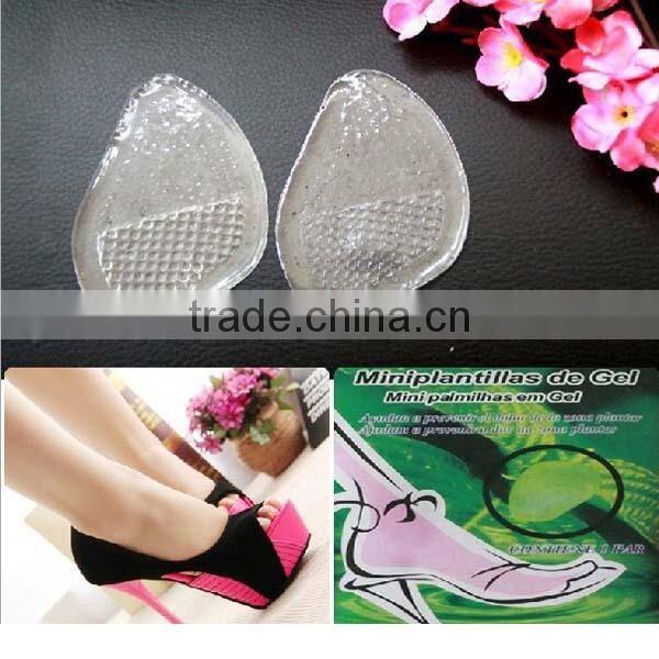 Comfort Gel Silicone Foot Half Sole Insoles Shoes Care Cushion Pads Silicone Gel Insoles