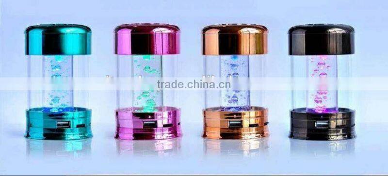 New product Light water column card speakers ,Multifunction speaker
