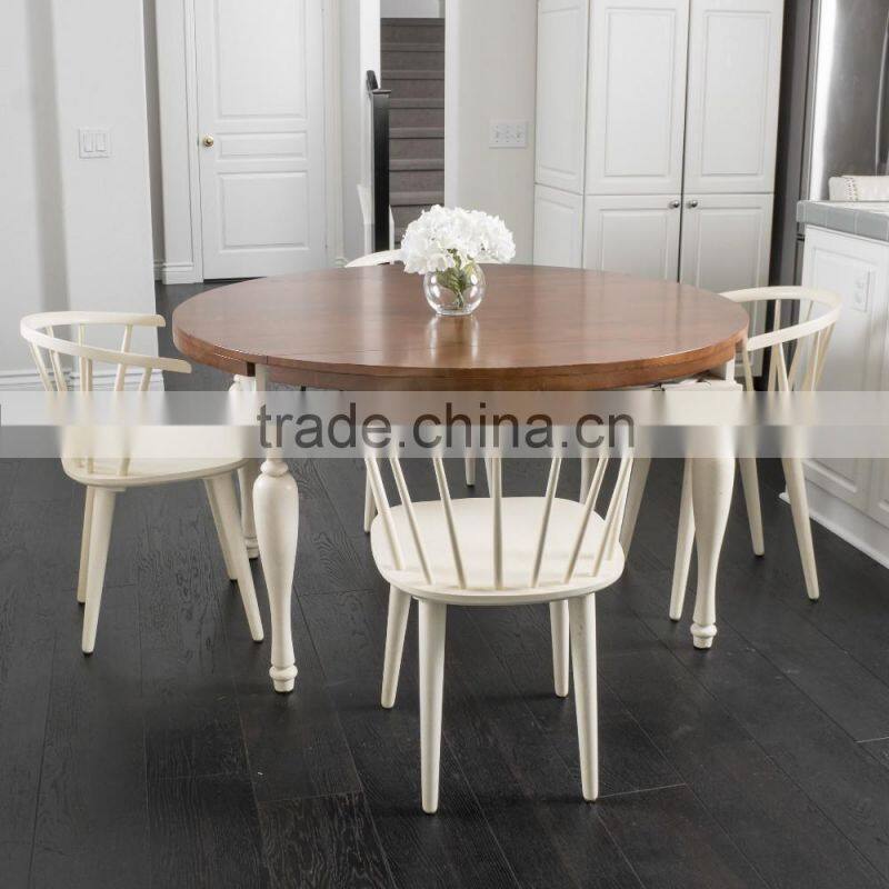 2015 Europe style Teak wood furniture indoor dining set