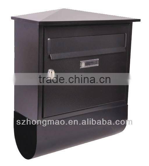 Wall mounted decorative outdoor mailbox